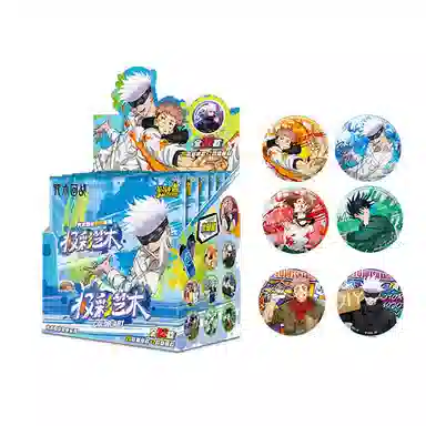 卡游 咒术回战角色 第二弹 极彩艺术 徽章 吧唧胸针