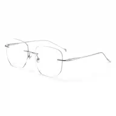 【联系客服可配度数】 苍木优品 超轻无框近视眼镜女纯欲系列/百搭有型/素颜显白/百搭显瘦 纯钛 方形 镜架 男女同款情侣款