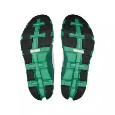 On Cloudmonster White Green Black