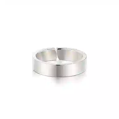 IDEAGEMER Silver Ring