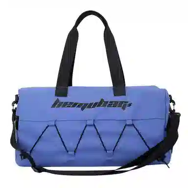 行途 大容量干湿分离 牛津布 手提单肩斜挎旅行包健身包 大号 男女同款情侣款 黑色/白色/蓝色/卡其色