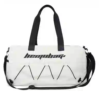 行途 大容量干湿分离 牛津布 手提单肩斜挎旅行包健身包 大号 男女同款情侣款 黑色/白色/蓝色/卡其色