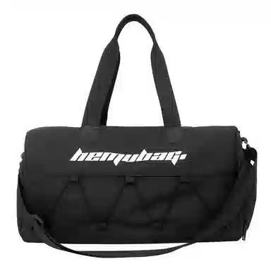 行途 大容量干湿分离 牛津布 手提单肩斜挎旅行包健身包 大号 男女同款情侣款 黑色/白色/蓝色/卡其色