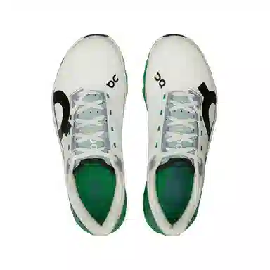 On Cloudmonster White Green Black