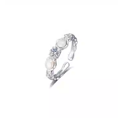 饰伴 轻奢小众设计高级感 小情新 韩版小众 冷淡风 个性 铜合金 戒指 男女同款情侣款