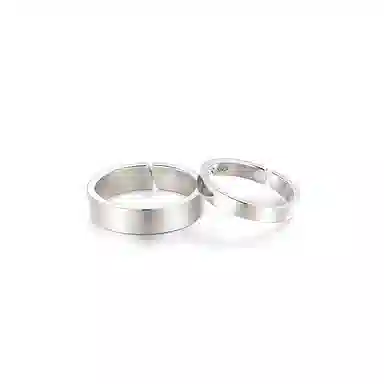 IDEAGEMER Silver Ring