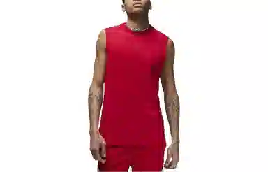 Jordan Sport Sleeveless Tank Red