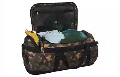 The North Face Base Camp Duffel 95L Camo Black
