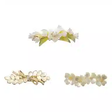 妖娆猫 小清新法式发夹女后脑勺发饰套装礼盒高级感头饰一字夹子发卡 弹簧夹 女款