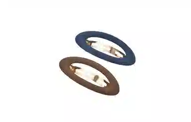 左欧 韩式后脑勺盘发新款网红磨砂一字弹簧夹头饰高级感横夹 发夹 女款