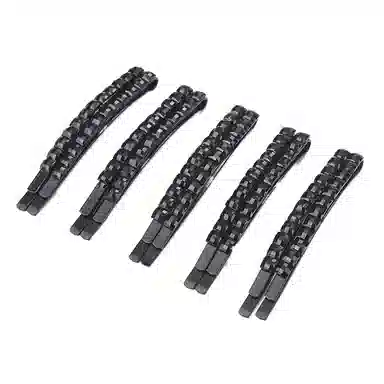 左欧 顶夹刘海一字夹侧边大发卡少女前额边夹 发夹 女款