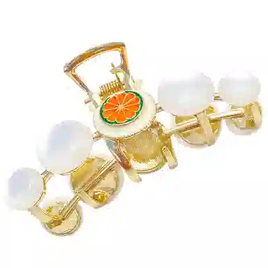 秦福炫 草莓 后脑勺高级感气质鲨鱼夹  发夹 女款