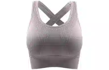 二三二三 纯色防震防下垂聚拢交叉美背文胸 女款