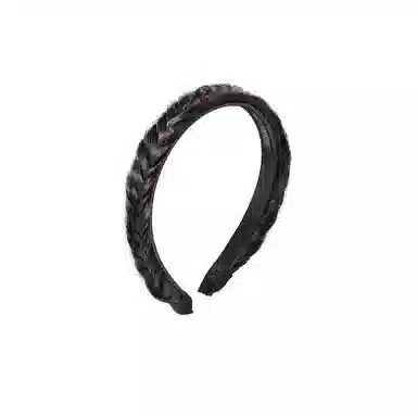 左欧 麻花辫手工鱼骨辫编发高颅顶压发防滑 发箍 女款