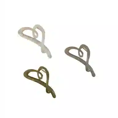 尚先生 韩版时尚甜美爱心大号抓夹高级感后脑勺鲨鱼夹 发夹 女款