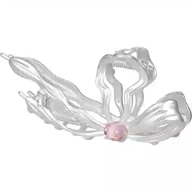 秦福炫 高级感 金属大发量后脑勺 超大号蝴蝶结 发夹 女款