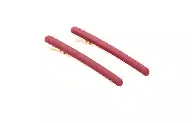 左欧 高级简约磨砂 宽边碎发一字夹前额侧边无痕 发夹 女款