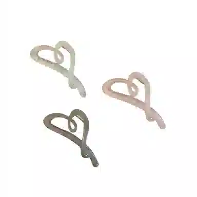 尚先生 韩版时尚甜美爱心大号抓夹高级感后脑勺鲨鱼夹 发夹 女款