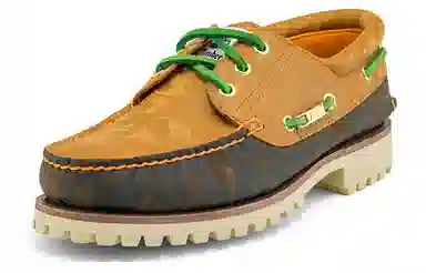 Bape x Timberland Brown Low Casual Shoes