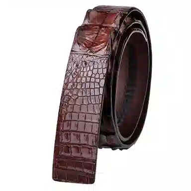 杰伦欧斯 真皮腰带无扣头带身 皮带 男款