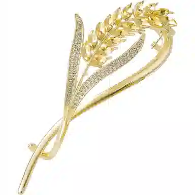 秦福炫 麦穗 高级感 合金 发夹 女款