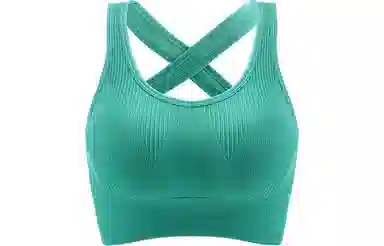 二三二三 纯色防震防下垂聚拢交叉美背文胸 女款