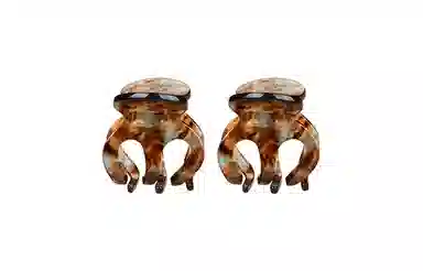 左欧 高马尾固定防塌南瓜抓夹发饰后脑勺发卡高级感醋酸板材鲨鱼夹南瓜夹 发夹 女款