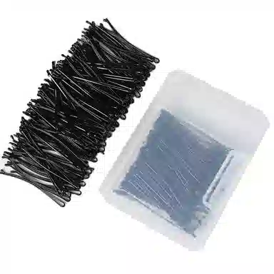 左欧 黑色一字夹侧边刘海 发夹 女款