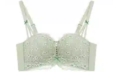 二三二三 蕾丝聚拢小胸上托防下垂无钢圈文胸 女款