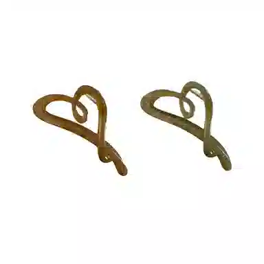 尚先生 韩版时尚甜美爱心大号抓夹高级感后脑勺鲨鱼夹 发夹 女款