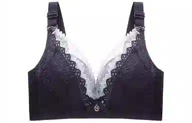 二三二三 聚拢调整型蕾丝简约舒适文胸 女款