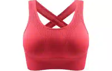 二三二三 纯色防震防下垂聚拢交叉美背文胸 女款