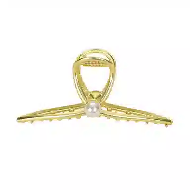 秦福炫 黑色抓夹 后脑勺鲨鱼夹高级感气质大号头饰 发夹 女款