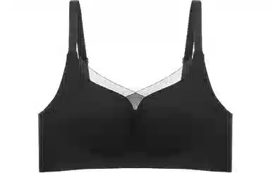 二三二三 纯色小胸聚拢薄款收副乳防下垂网纱文胸 女款