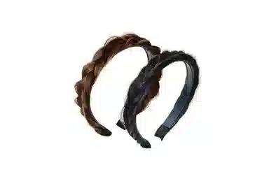 左欧 麻花辫假发 编发高颅顶显发量鱼骨辫子发卡 发箍 女款