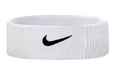Nike Dri-Fit Reveal Headband White Black Logo