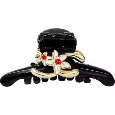 秦福炫 花朵抓夹 发量少半扎发后脑勺高级感夹子头饰 发夹 女款