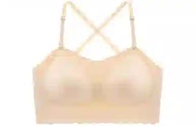 二三二三 纯色薄款美背防走光聚拢文胸 女款