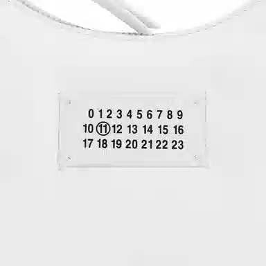 Maison Margiela Mini Quilted Leather Shoulder Bag White