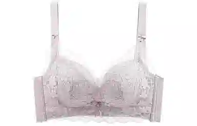 二三二三 植物花卉蕾丝防下垂收副乳聚拢文胸 女款