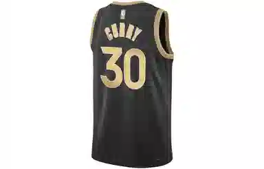 Nike SW Fan Edition Curry 30 Jersey Black Club Gold
