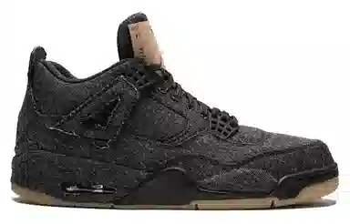 Levi’s x Air Jordan 4 Black