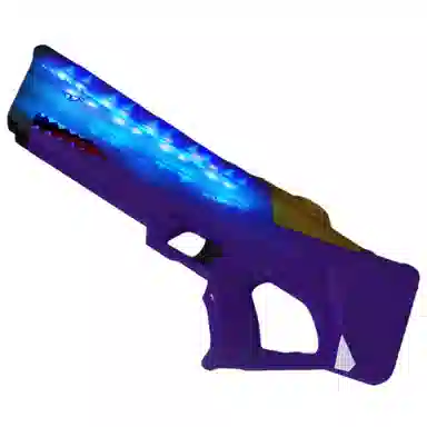 星珀乐 卫士双出水电动连发水枪 灯光款 可外接水瓶 大容量远射程 枪型玩具