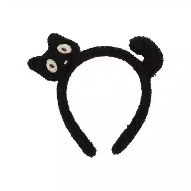 左欧 卡通立体毛绒猫咪发卡子 发夹 女款