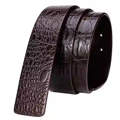 杰伦欧斯 头层牛皮不带头 皮带 男款 适配自动扣/针扣