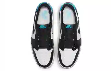 Jordan Air Jordan 1 Low 'Black and Dark Powder Blue'