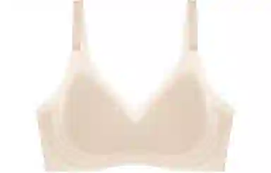 二三二三 纯色无痕聚拢无钢圈软支撑上托文胸 女款