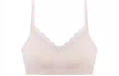 二三二三 纯色简约舒适无痕无钢圈收副乳小胸聚拢背心式美背文胸 女款