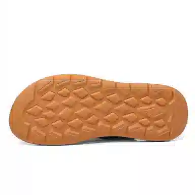 意利船长 超纤皮合成革 时尚潮流 百搭舒适 透气轻便 沙滩凉鞋 男款