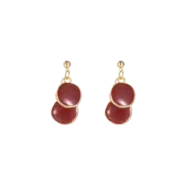 韵系 蚊香盘无耳洞高级感 铜镀金 耳夹 女款